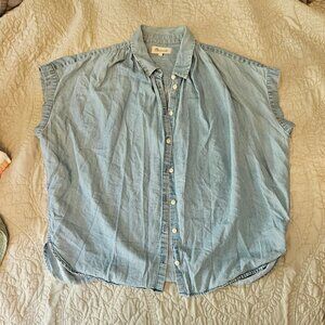 Madewell Denim Sleeveless Top